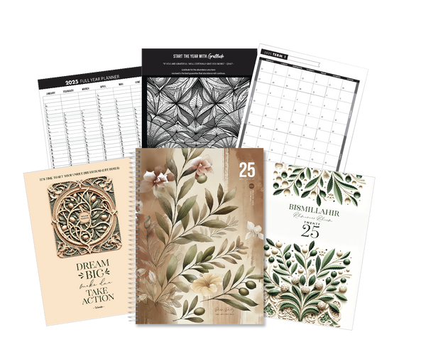 2025 Weekly, mid-size "Timeless Resilience" - Deen Daily Planner